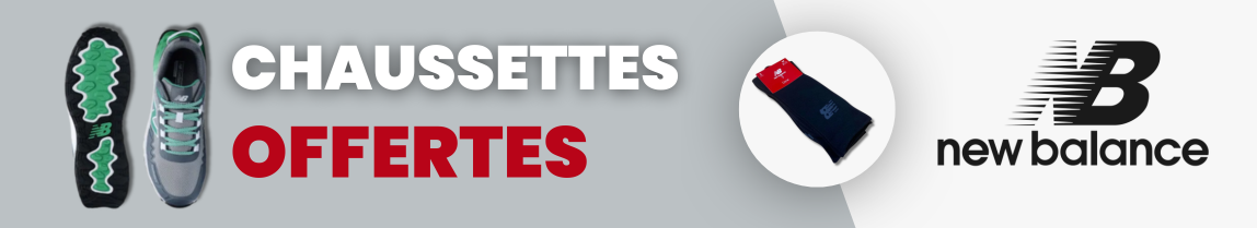 Chaussettes offertes New Balance